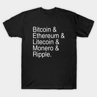 Cryptocurrency by Basement Mastermind T-Shirt